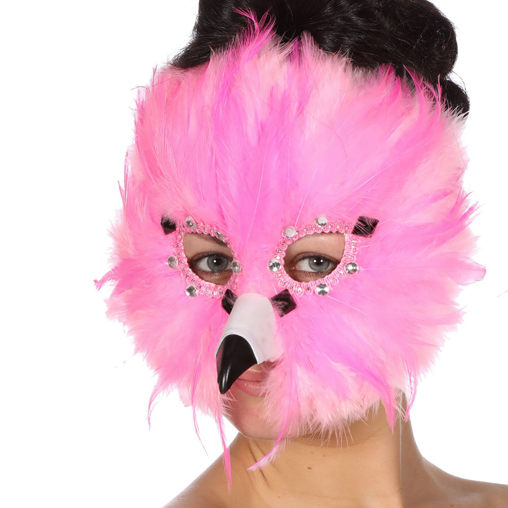 Maske Flamingo