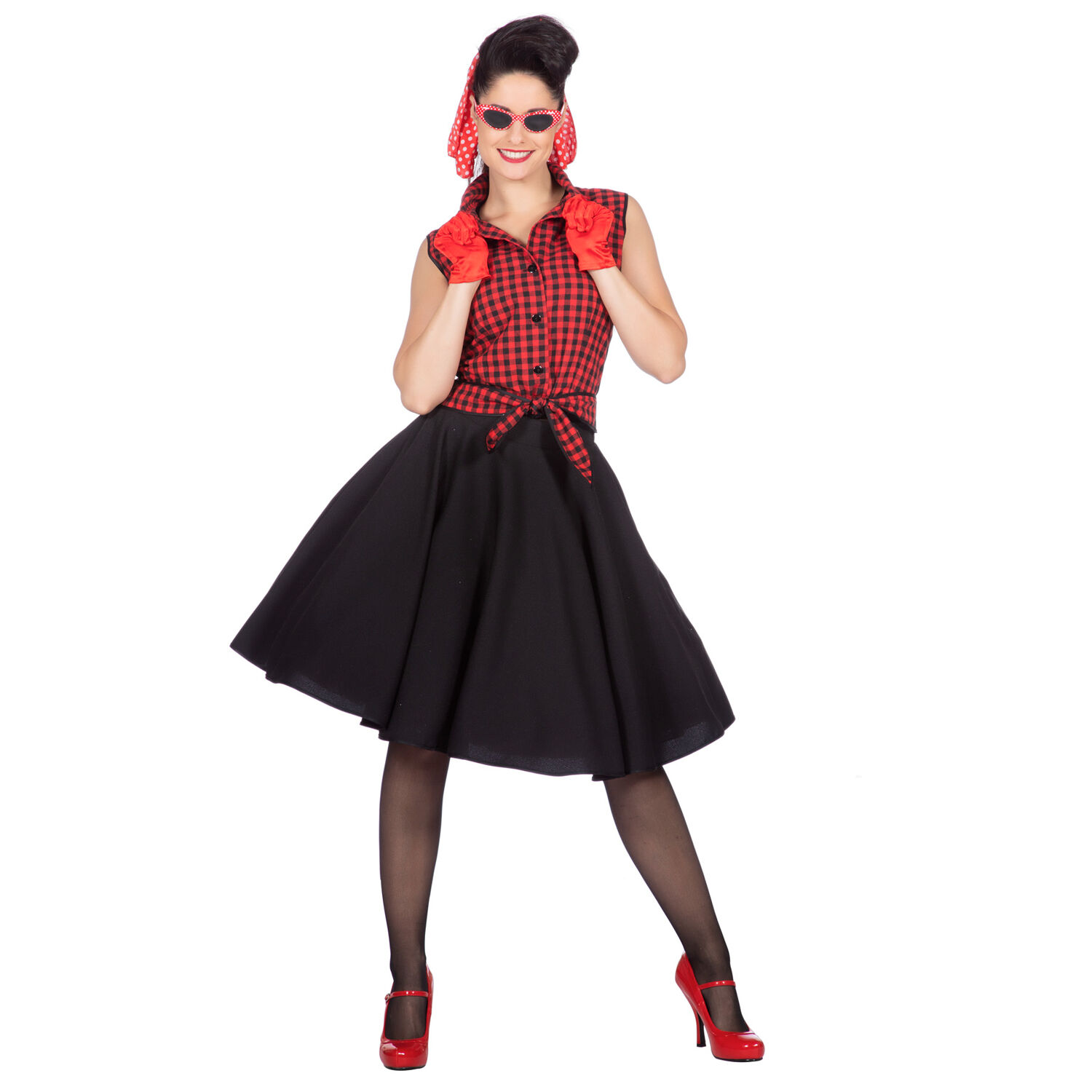 Premium-Line Damen-Kostm Rockabilly Rizzo, Gr. 36