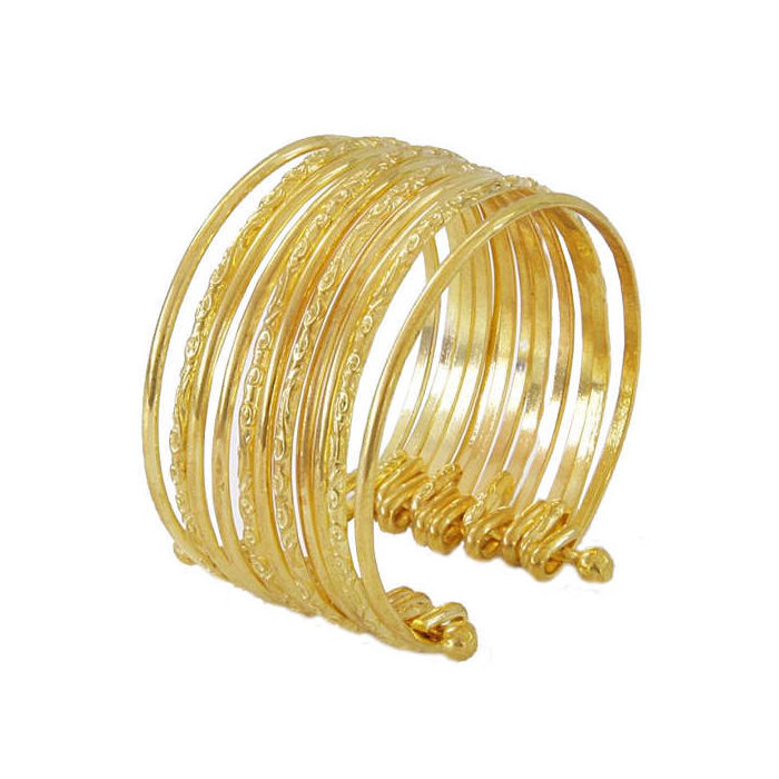 Armreif mehrfach, gold