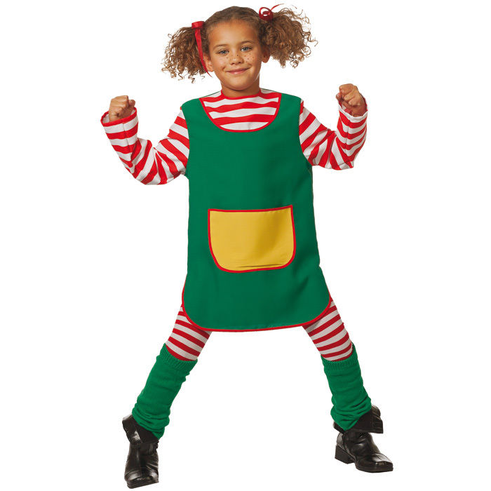 Kinder-Kostm Grnes Kleid, Gr. 104-116