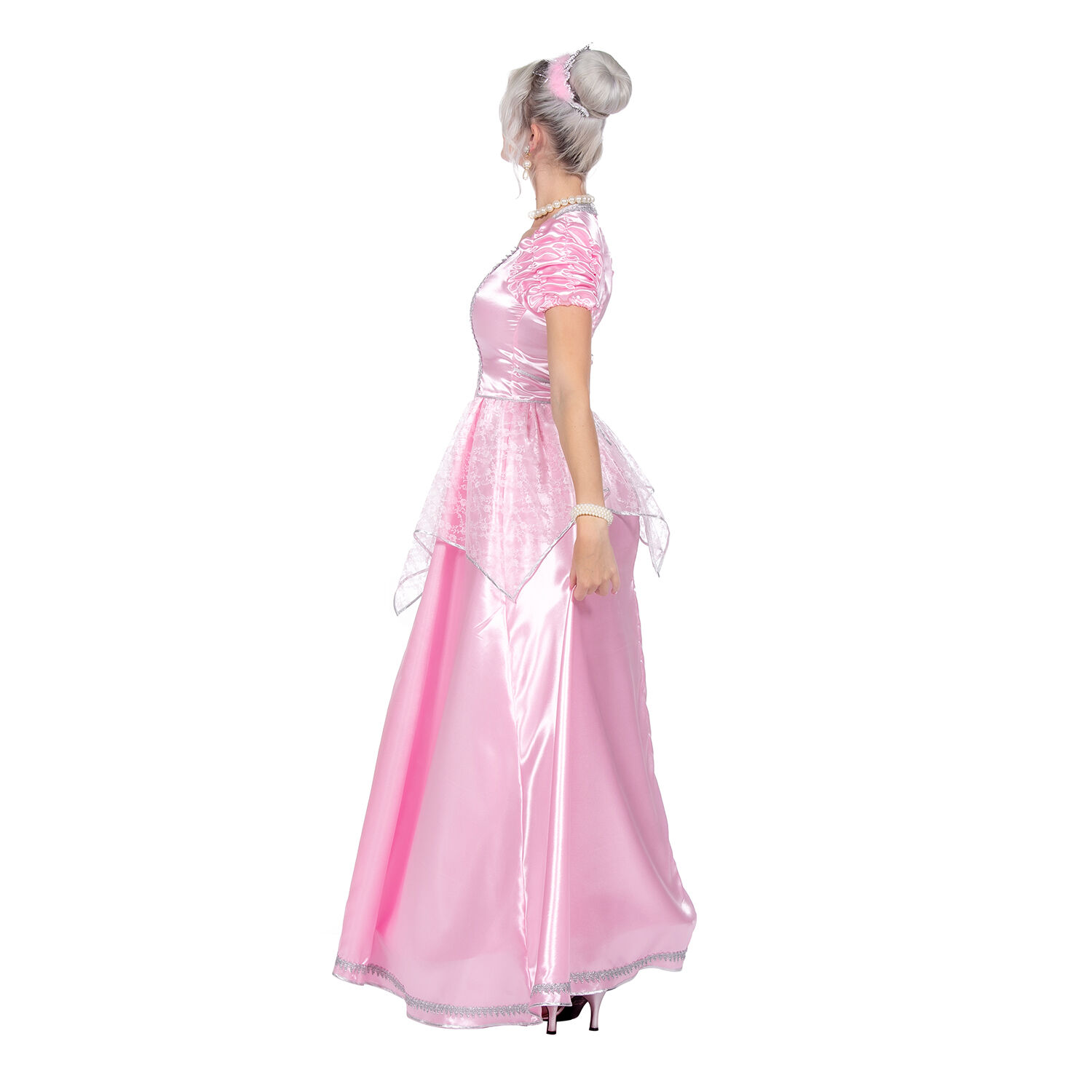 NEU Damen-Kostm Traum-Prinzessin, Kleid mit Puffrmeln, pink, Gr. 36 Bild 2