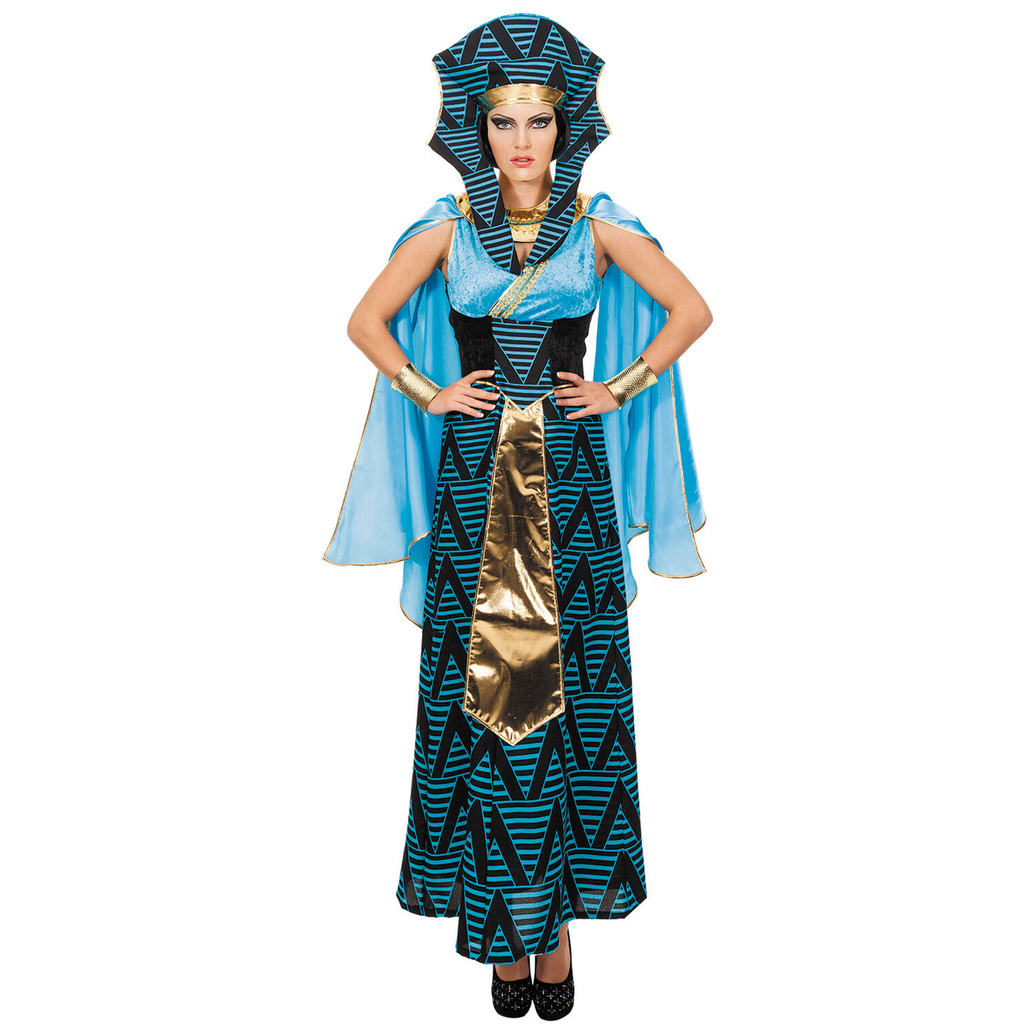 Damen-Kostüm Ägypterin Aida, blau, Gr. 36