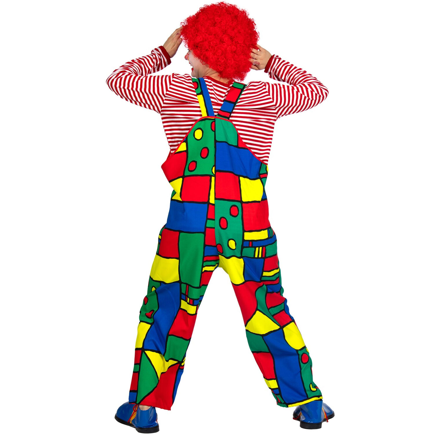 Damen-Kostüm Latzhose Clown, Gr. 38 Bild 3