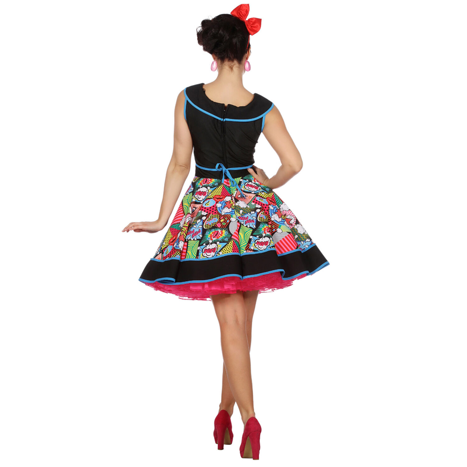 Damen-Kostm Kleid Pop-Art, Gr. 34 Bild 3