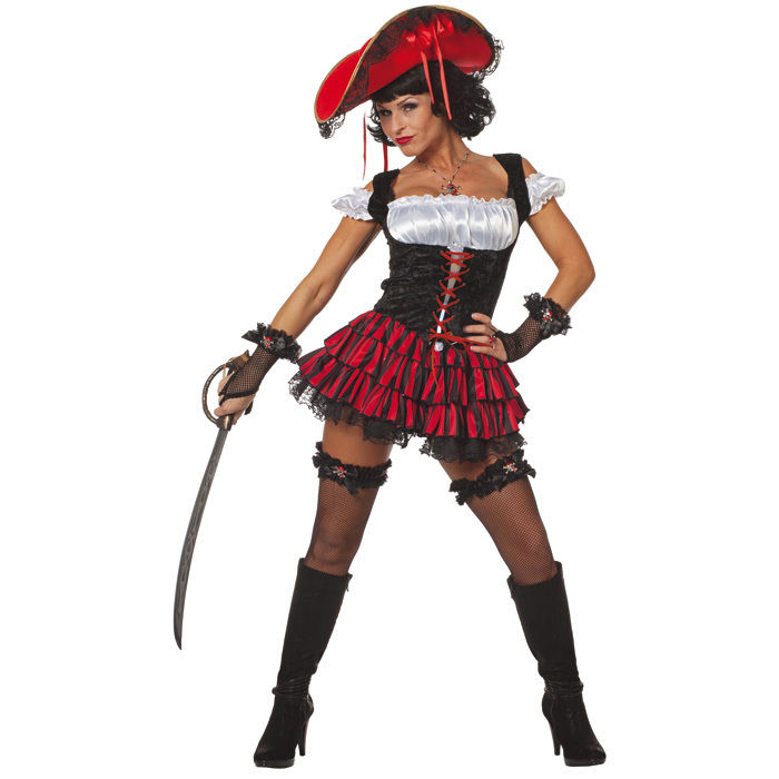 Damen-Kostüm Sexy Piratin Liana, Gr. 42