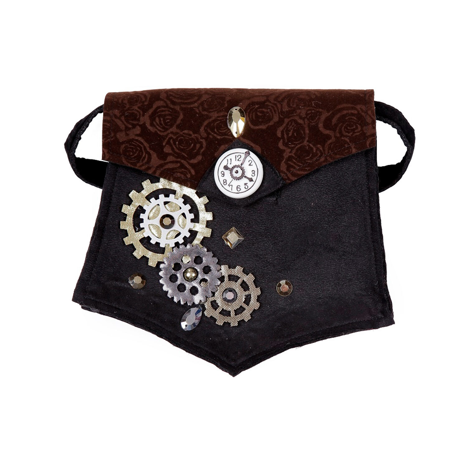 Tasche Steampunk, schwarz-braun Bild 2