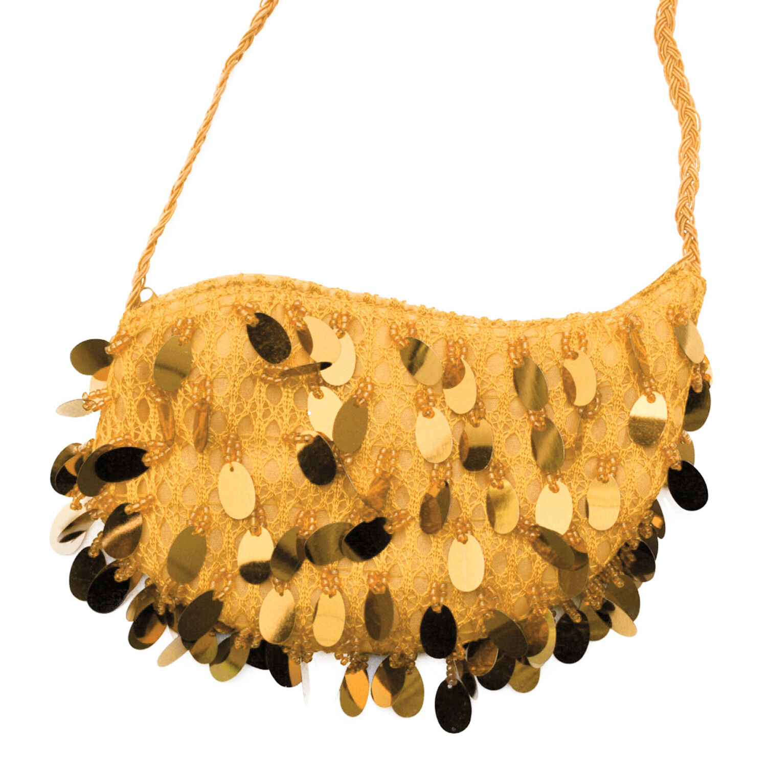 Tasche mit Pailetten, gold