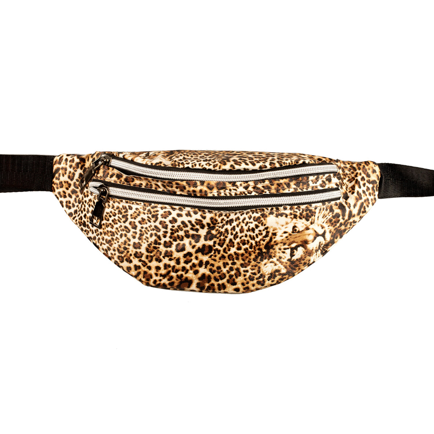NEU Bauchtasche 80er-Jahre Leopardenlook, mit Reißverschluss Bild 2