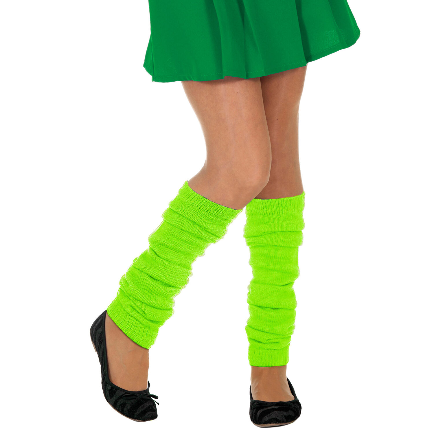 Stulpen Beinwrmer, unifarben neon-grn