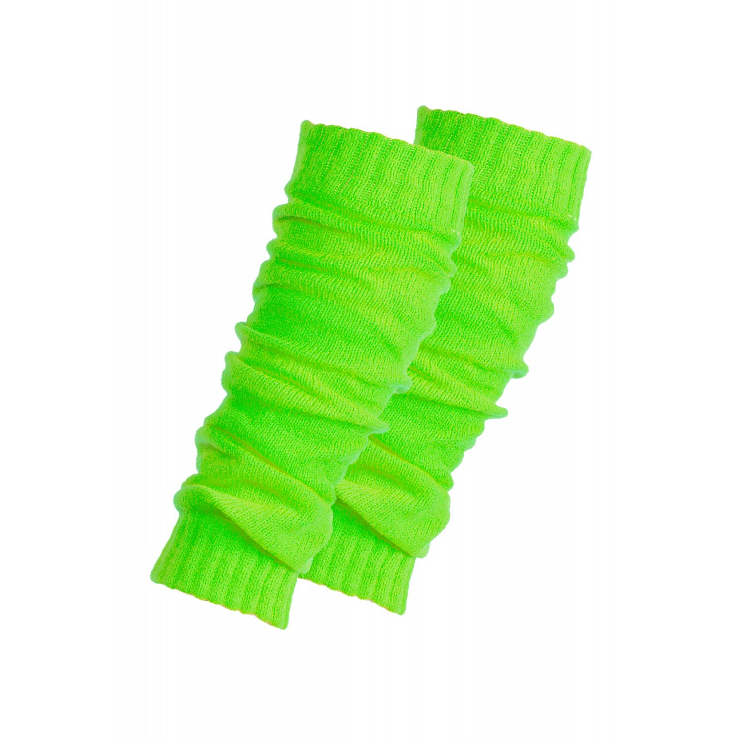 Stulpen Beinwrmer, unifarben neon-grn Bild 2