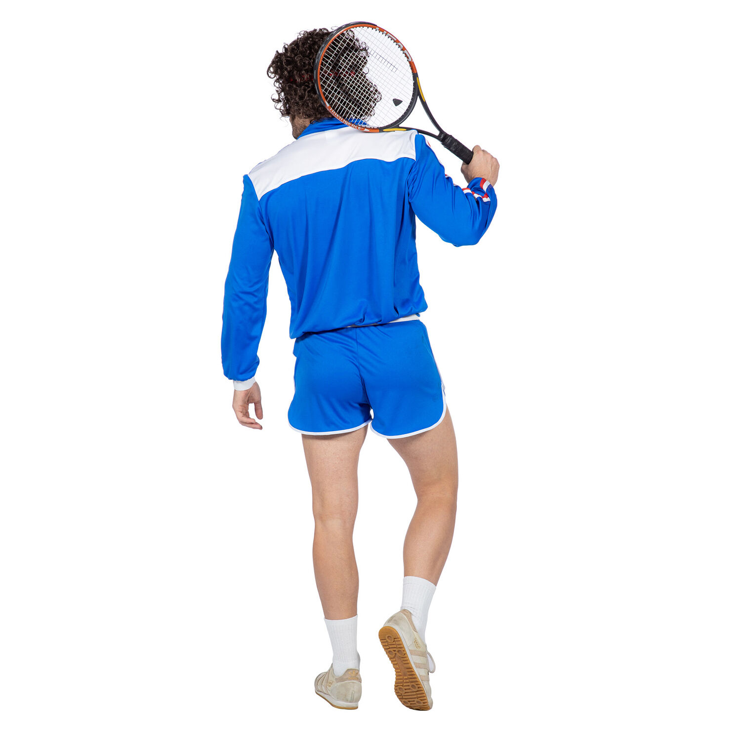 NEU Herren-Kostüm Tennis-Spieler, Jacke und kurze Hose, Gr. 48 Bild 3
