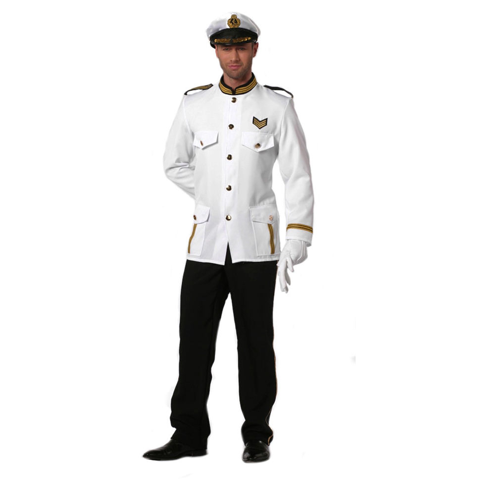 SALE Herren-Kostüm Marine-Offizier, Gr. 60
