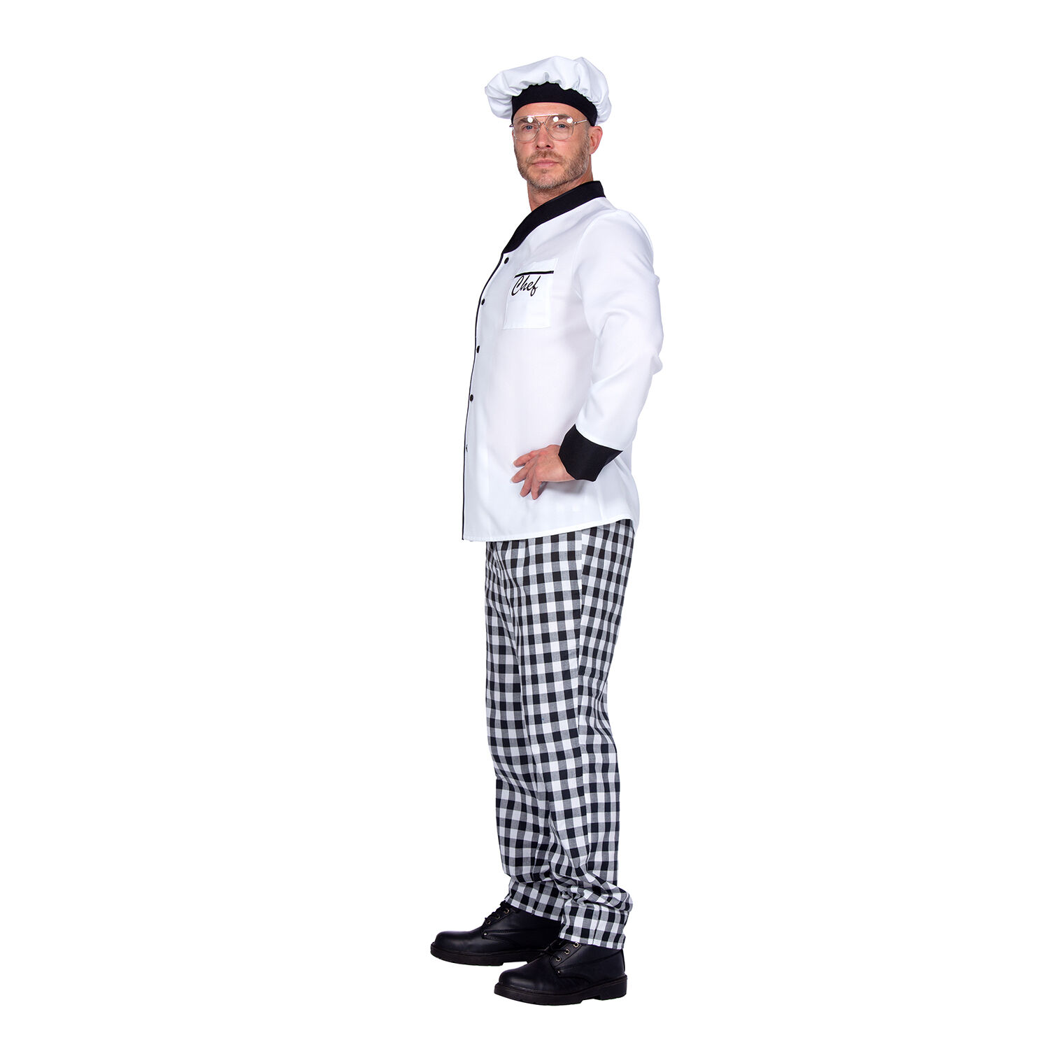 NEU Herren-Kostm Koch mit Hose, Oberteil und Kochmtze, Gr. S Bild 2