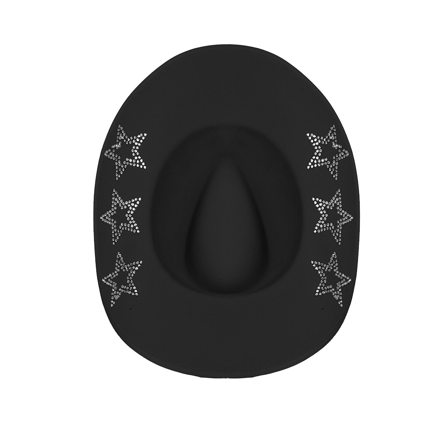 NEU Hut Cowboy mit Glitter-Sternen, schwarz Bild 2