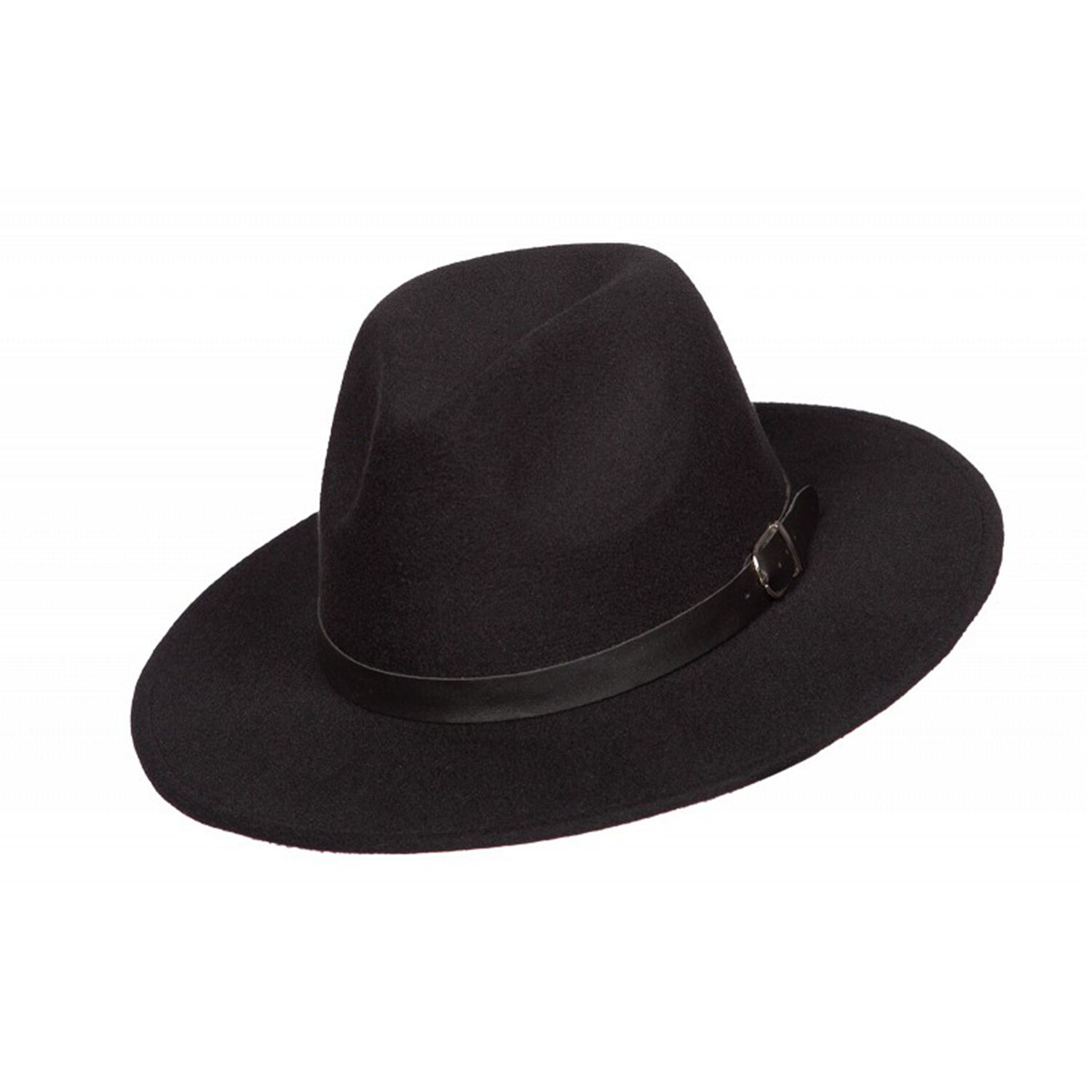 NEU Hut Cowboyhut Wollfilz, schwarz, Einheitsgre
