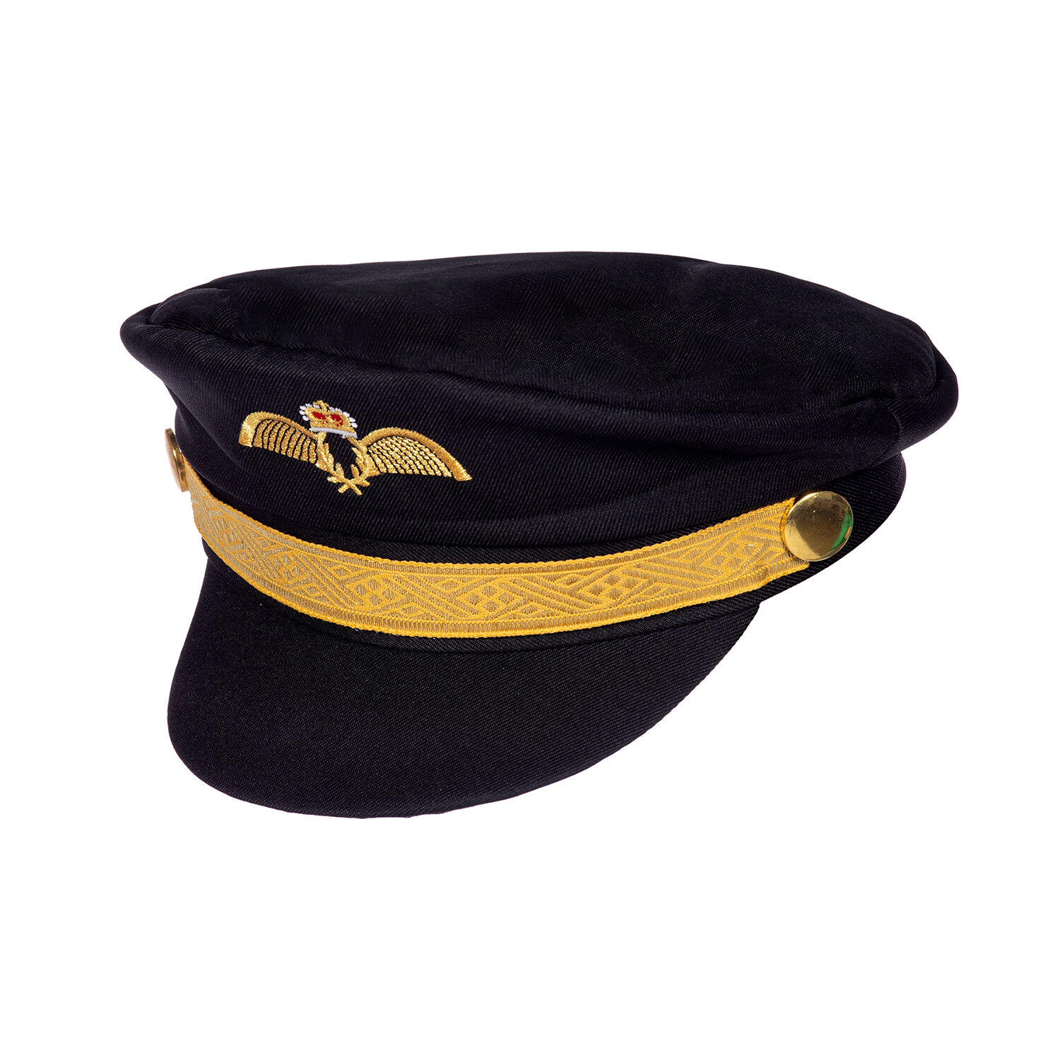 NEU Hut Pilot, schwarz-gold, Einheitsgre