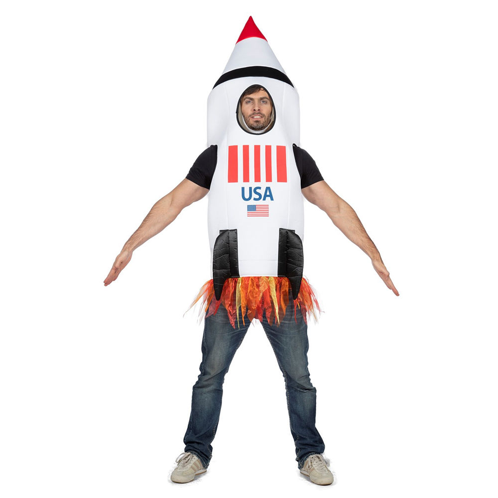 Herren-Kostüm Rakete, Einheitsgröße