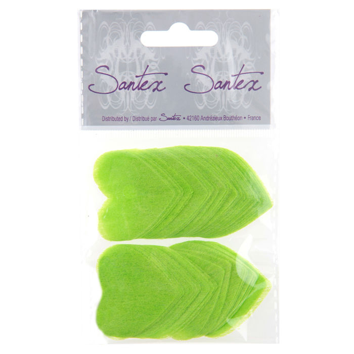 SALE Konfetti Herzen, trkis, 4x4 cm, 100 Stck Bild 2