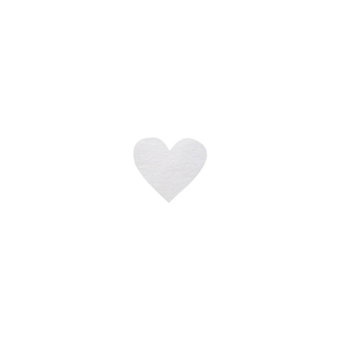 SALE Konfetti Herzen, weiß, 4x4 cm, 100 Stück