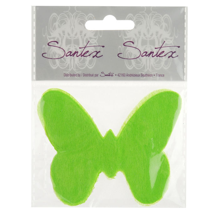 SALE Konfetti Schmetterling grün, 8x10 cm, 12 Stk Bild 2