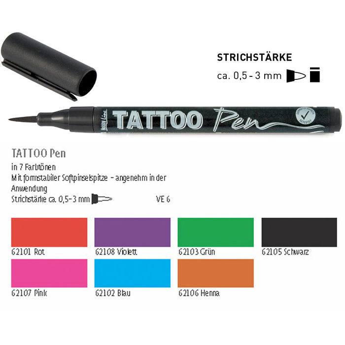 HOBBY LINE Tattoo Painter Pink Bild 2