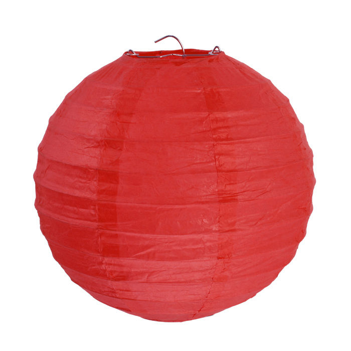 SALE Lampion L,  30 cm, rot, 2 Stck