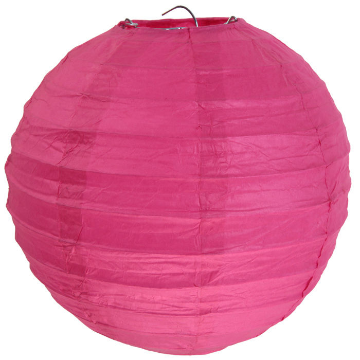 SALE Lampion XL,  50 cm, fuchsia, 1 Stck