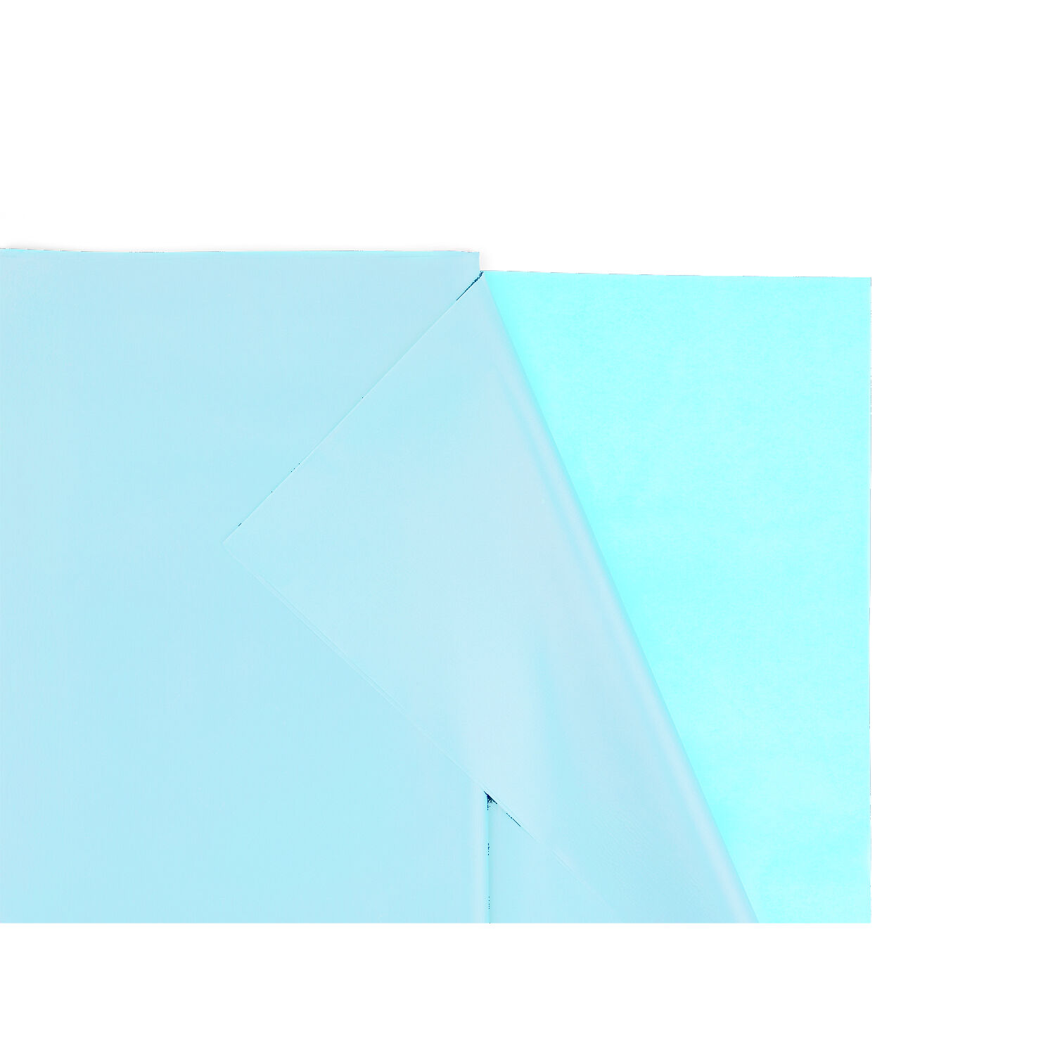 Mehrweg-Tischdecke aus Kunststoff, 137 � 183 cm - Hellblau Bild 2