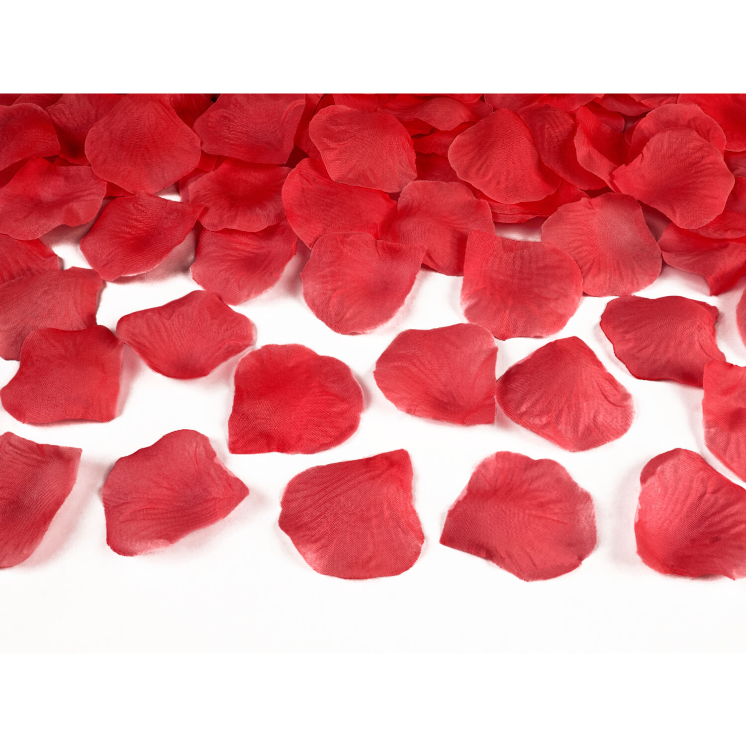 Textil-Streu in Rosenbl�tter-Optik � Rot � 100 St�ck