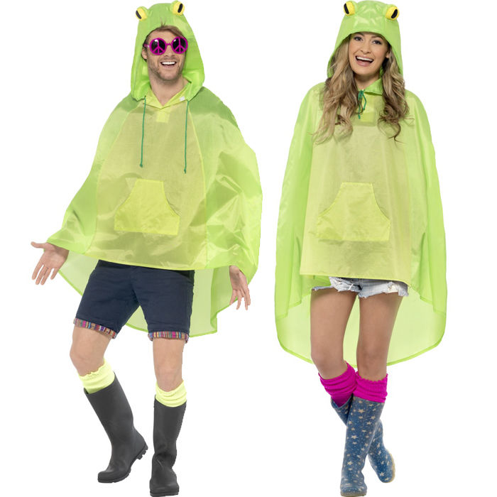 Party-Poncho, Frosch, Einheitsgre, 1 Stck