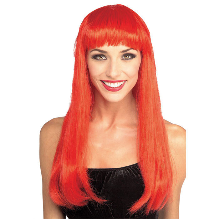 SALE Perücke Glamour Wig, rot