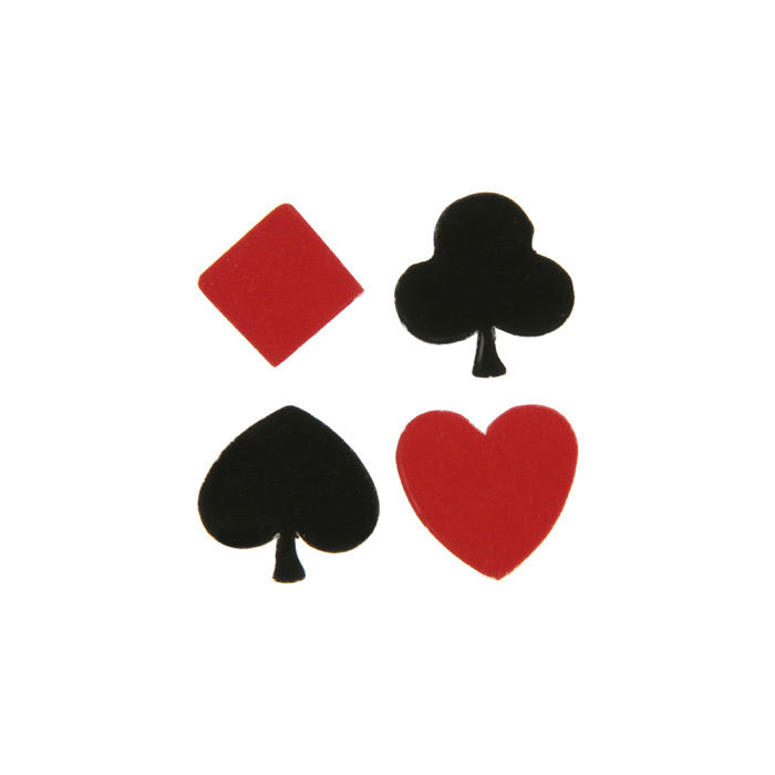 SALE Konfetti Poker, ca. 1,5 cm, 50 Stck