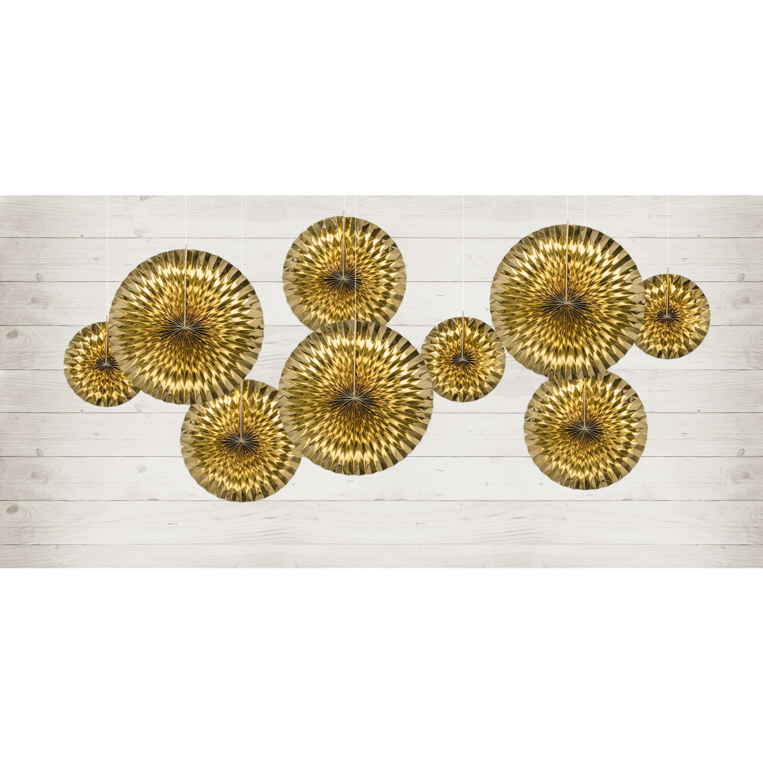 Dekorative Rosetten in 3 Gr��en - Gold, Set mit 3 St�ck Bild 3