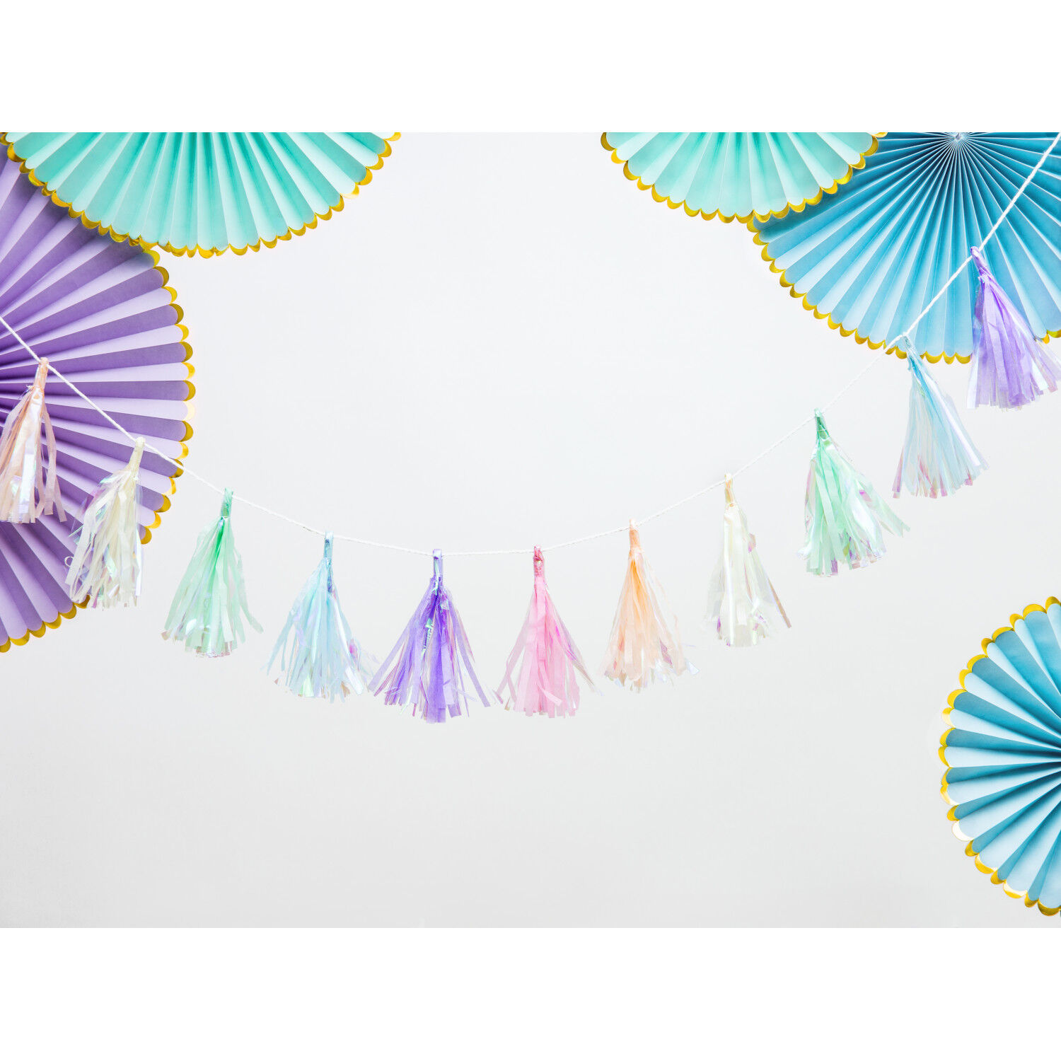 Dekorative Rosetten Yummy in 3 Gr��en - Pastell-Lila / Violett, Set mit 3 St�ck Bild 4