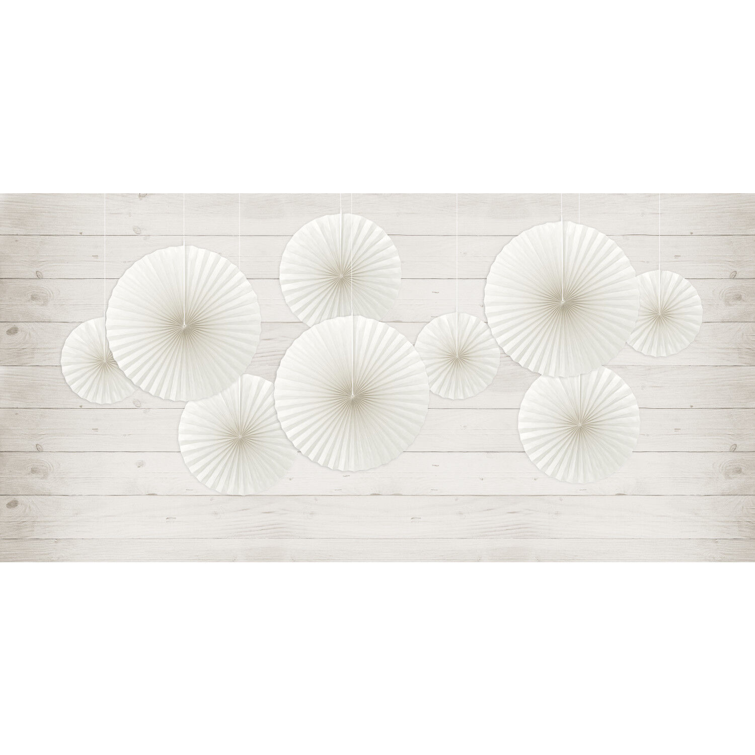 Dekorative Rosetten in 3 Gr��en - Altwei� / Offwhite, Set mit 3 St�ck Bild 3