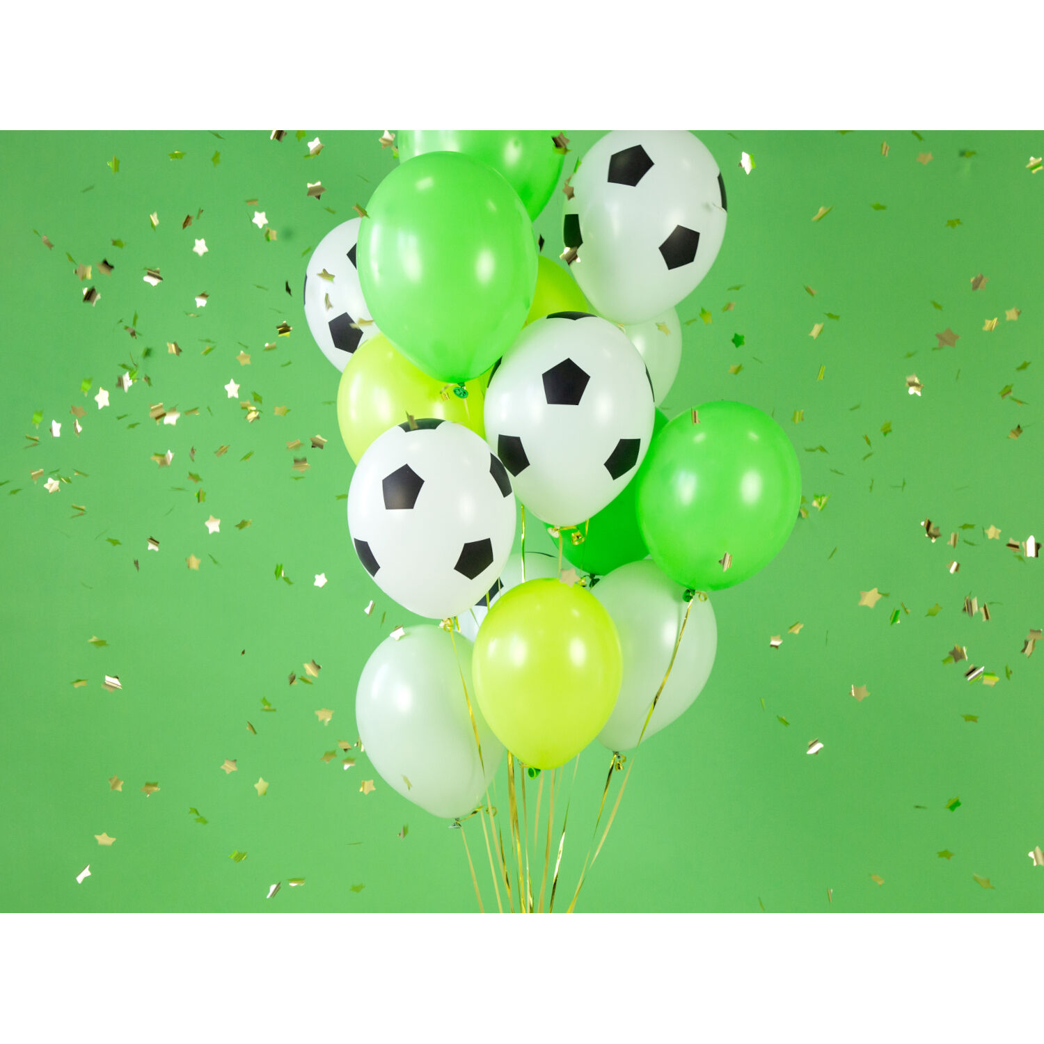 Latexballons Fu�ball - 30 cm, 6 St�ck Bild 2