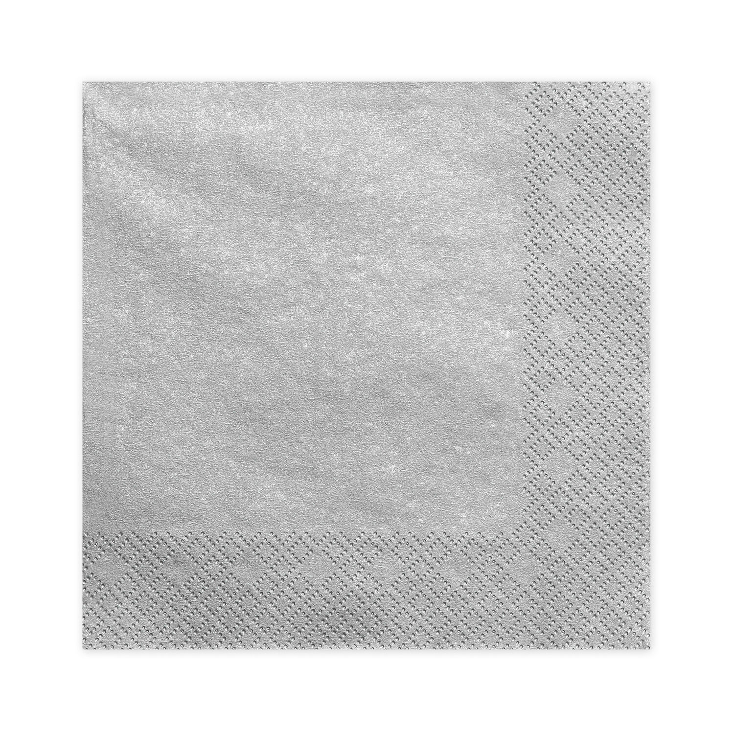 Servietten Silber Metalic, 3-lagig, 33 � 33 cm, 20 St�ck