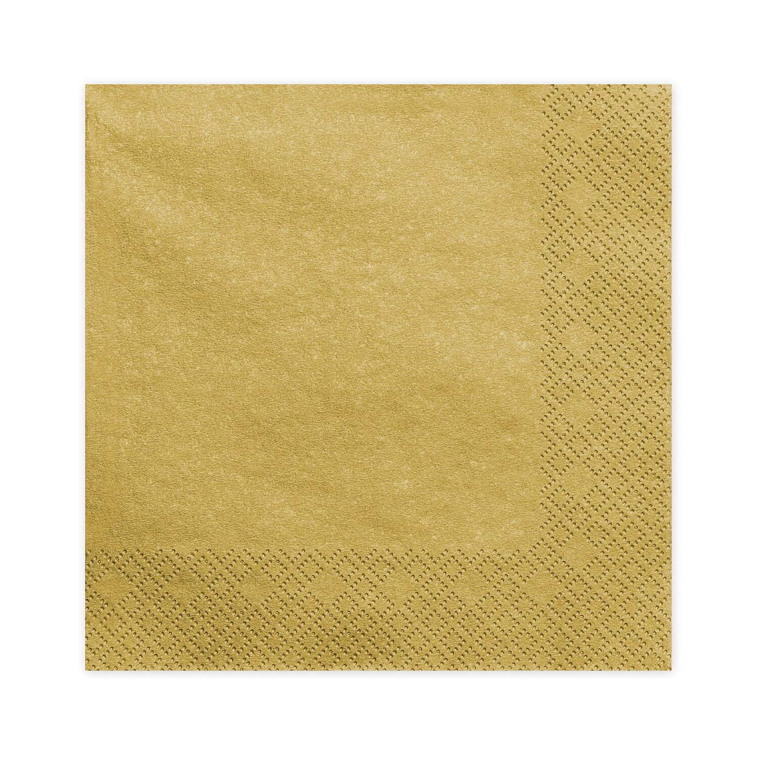 Servietten Gold Metalic, 3-lagig, 33 � 33 cm, 20 St�ck