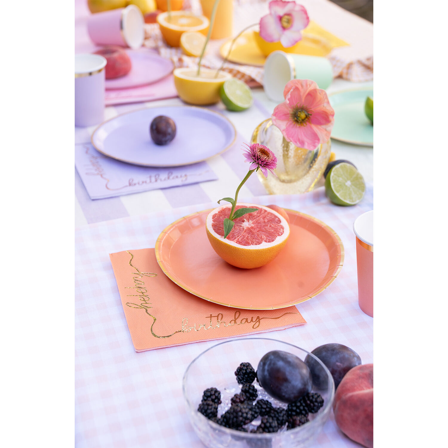 Papierservietten Happy Birthday / Geburtstag - Farbig sortiert, 33 � 33 cm, 12 St�ck Bild 3