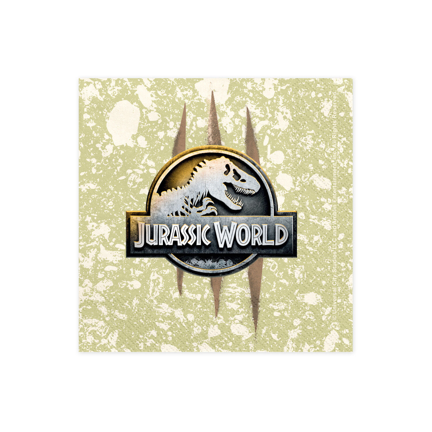 Papier-Servietten Jurassic World / Dinosaurier - 33 � 33 cm, 20 St�ck