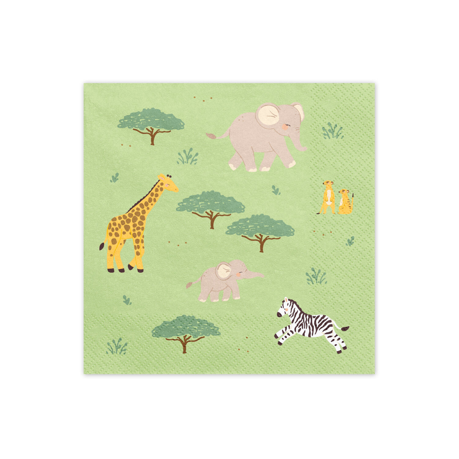 Servietten Safari � 33 � 33 cm, 12 St�ck