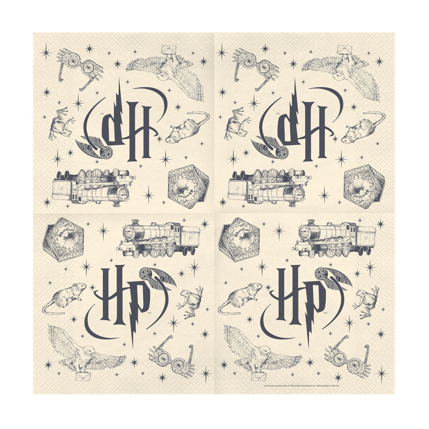Servietten Harry Potter, 33x33 cm, beige Bild 2