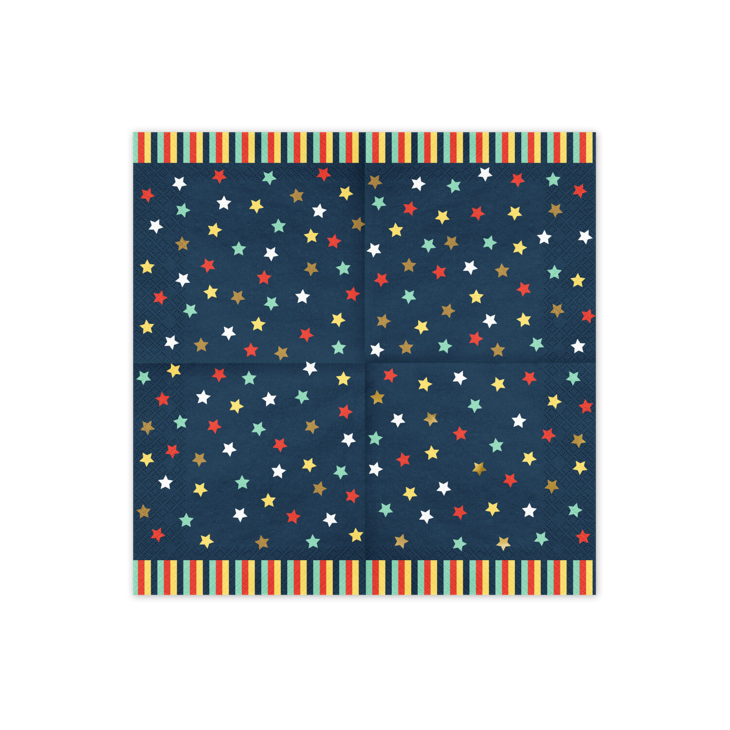 Servietten Sterne / Weltall � 33 � 33 cm � Marineblau � 12 St�ck Bild 2