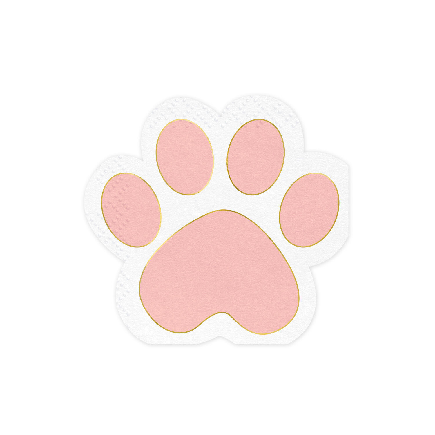 Servietten Form Katzenpfoten, 15,5 � 14,5 cm, 12 St�ck