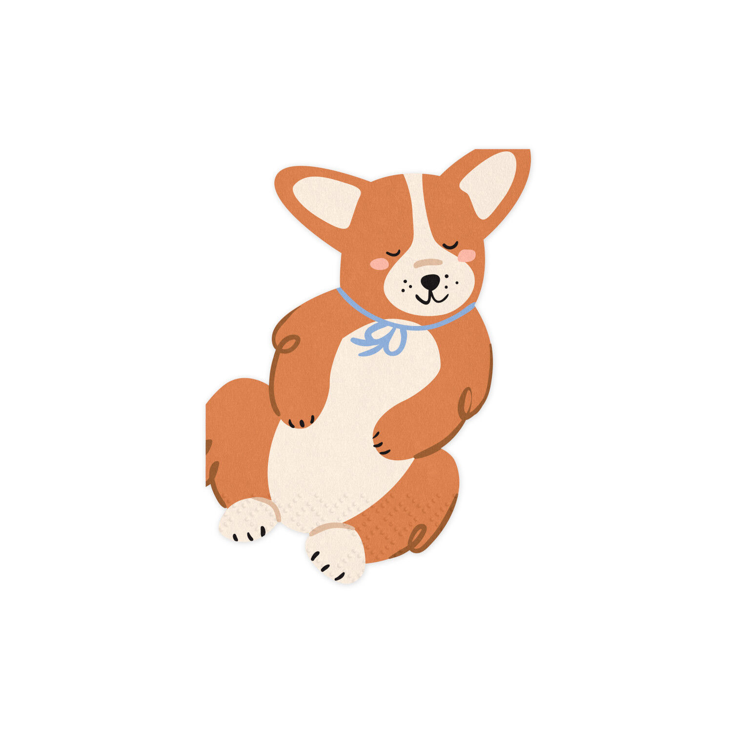 Servietten Form Hund - 11 � 15 cm, 12 St�ck