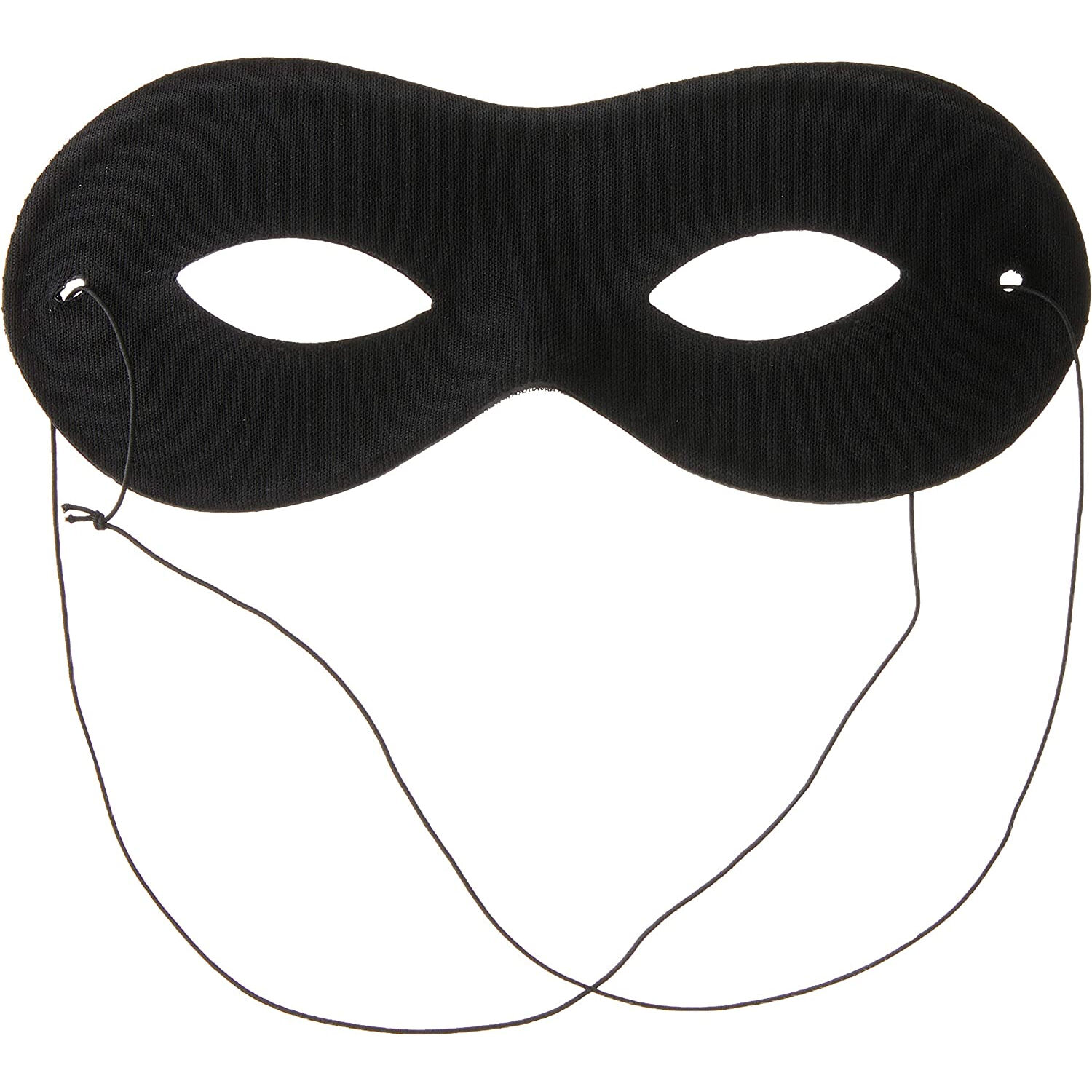 Maske Bandit / Augenmaske mit Gummizug, Schwarz, 1 Stck Bild 2