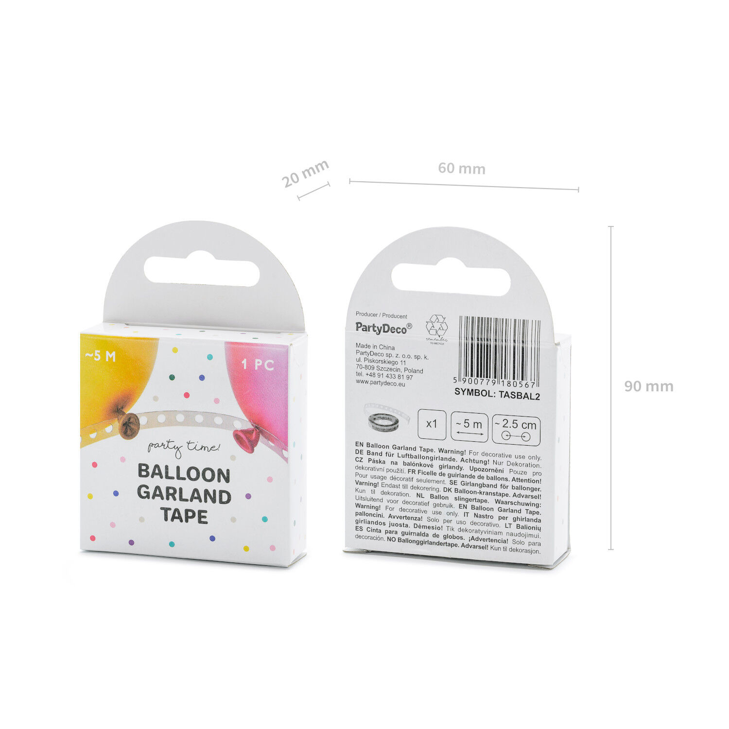 Ballongirlanden-Lochband - 5 m Bild 2