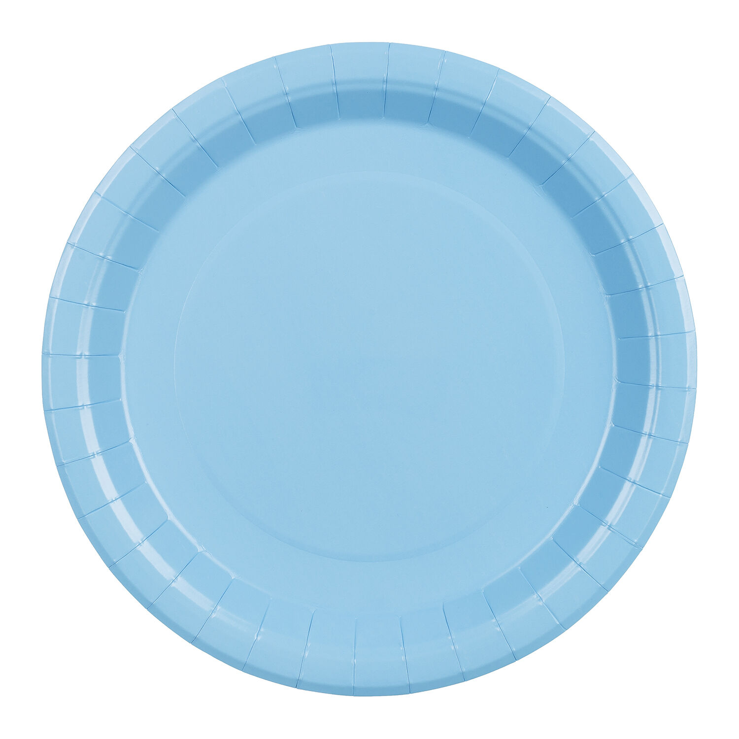 Pappteller - Hellblau, 23 cm, 6 St�ck