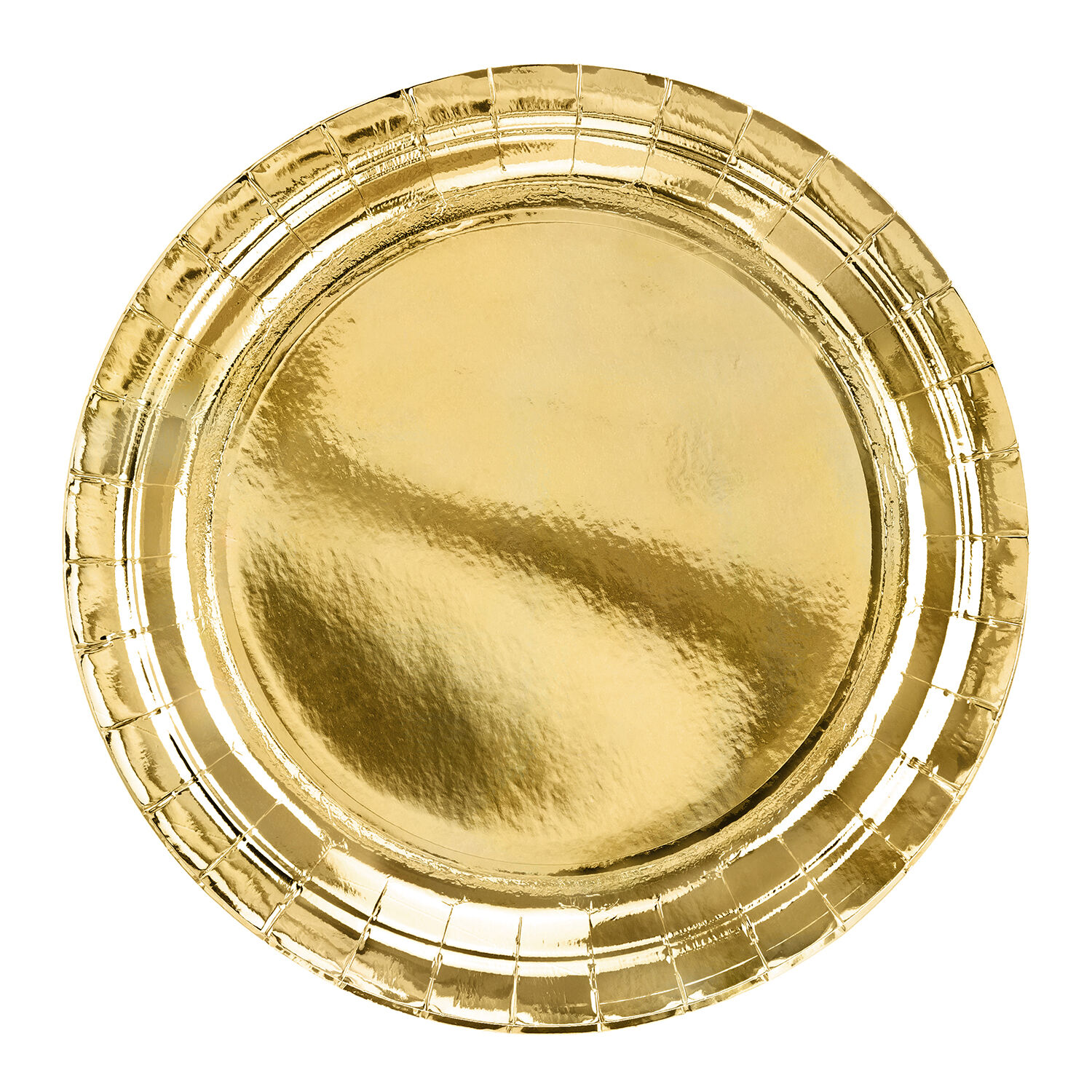 Pappteller Gold - 23 cm, 6 St�ck