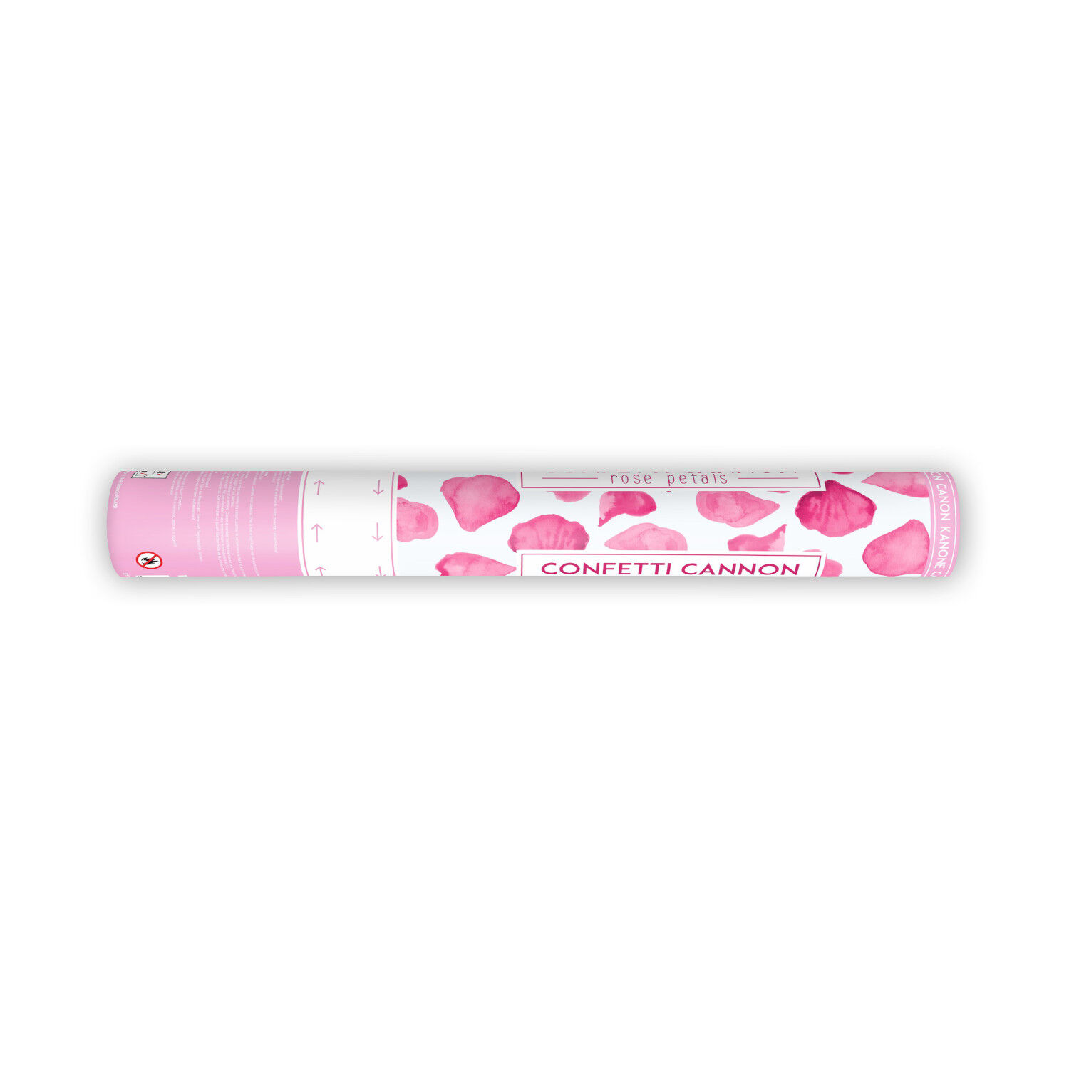 Konfettikanone mit k�nstlichen Rosenbl�ttern - Rosa, 40 cm Bild 2
